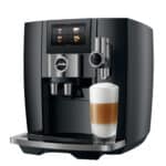 Jura J10 Diamond Black mit Latte Macchiato