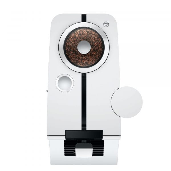 Sicht auf das Bohnenfach der Jura ENA 8 von oben