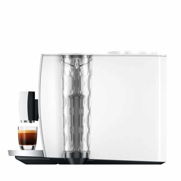 Seitenprofil der Jura ENA 8 in Weiß