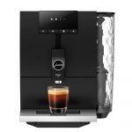 Jura ENA 4 Full Metropolitan Black von vorn mit Espresso