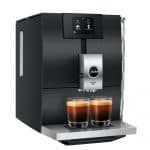 Rückansicht der Jura ENA 8 Aluminium Dark Inox