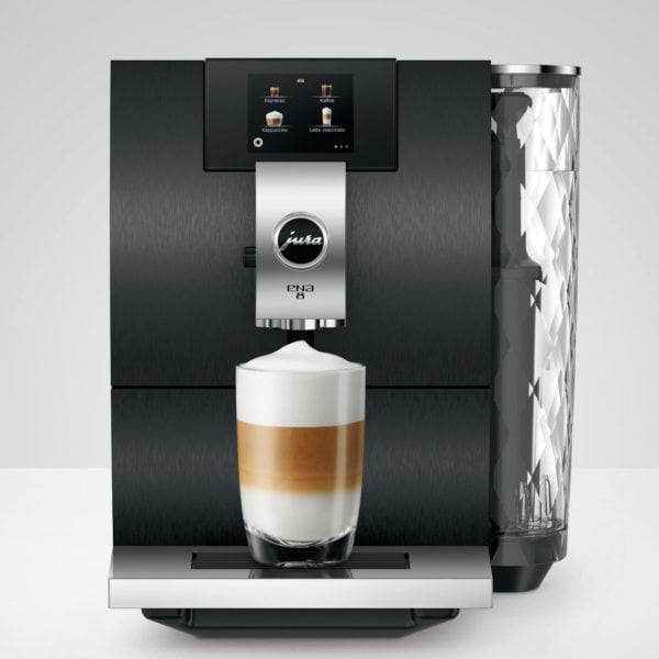 Latte Macchiato aus der Jura ENA 8 Aluminium Dark Inox