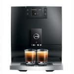 Jura C3 Piano Black Frontale Ansicht mit 2 Espressi