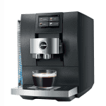 JURA Z10 Aluminium Black komplette Ansicht auf weißem Hintergrund