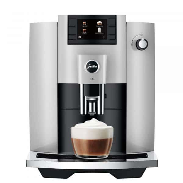 Jura E6 Platin Caffè Barista mit dichter Crema – live bei Caffista