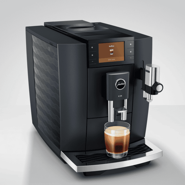 JURA E8 Cosmic Black ED Front rechts