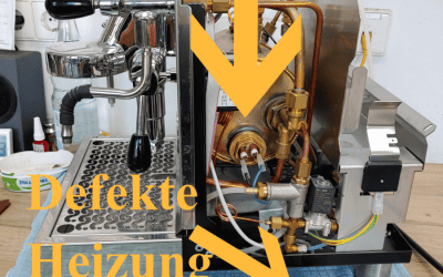 Bezzera Magica heizt nicht mehr auf. –> Reparatur der Heizung