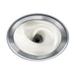 Blick in den Jura Milchaufschäumer während der Schaumerzeugung