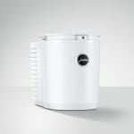 Jura Cool Control Weiß – Seitenansicht mit Belüftung