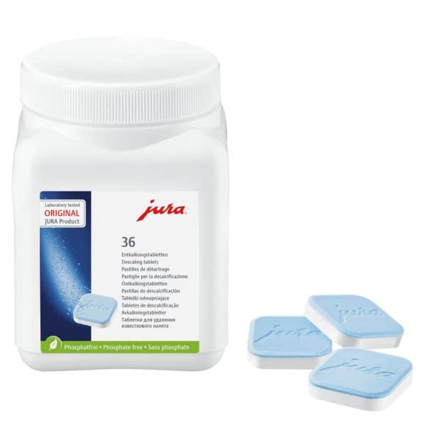 JURA Entkalkungstabletten 36 Stück in Vorratsdose