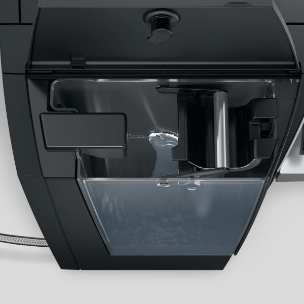 Seitliche Ansicht des entnehmbaren Wassertanks der JURA GIGA X10c