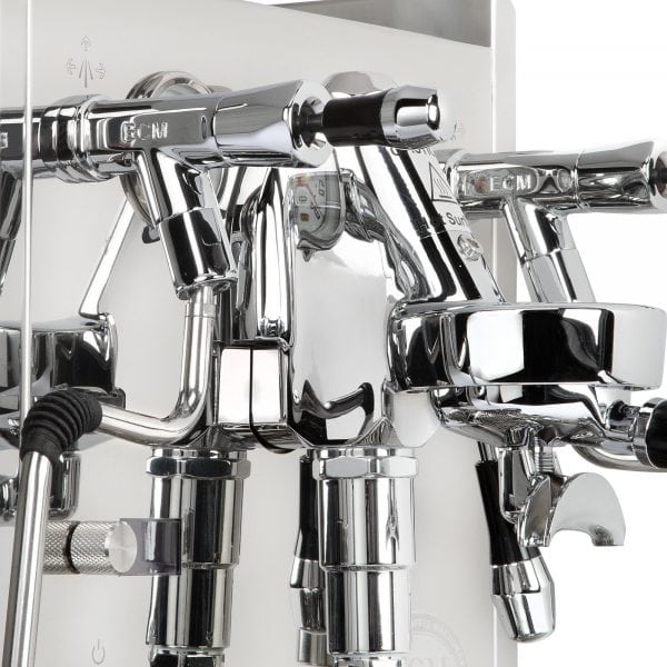 ECM Synchronika II E61 Brühgruppe Detailaufnahme