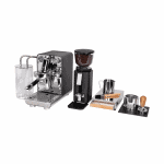 ECM C-Manuale 54 Anthrazit mit Zubehör und ECM Espressomaschine