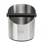 ECM Abschlagbox Knock Box aus poliertem Edelstahl für Siebträgermaschinen