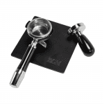 ECM Tampermatte aus Leder mit Siebträger 17x17 cm