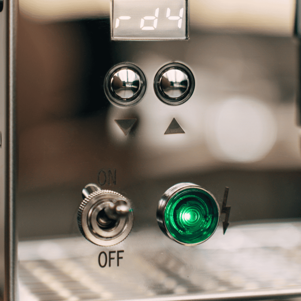 ECM Mechanika Max 2 Bedienfeld mit PID und Schaltern