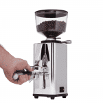 ECM S-Manuale 64 seitlich mit Bohnenbehälter – elektrische Kaffeemühle