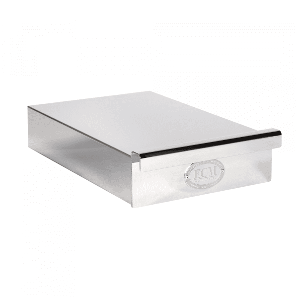ECM Sudschublade Knock Box Drawer L Edelstahl Draufsicht