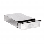 ECM Sudschublade Knock Box Drawer L Edelstahl Seitenansicht