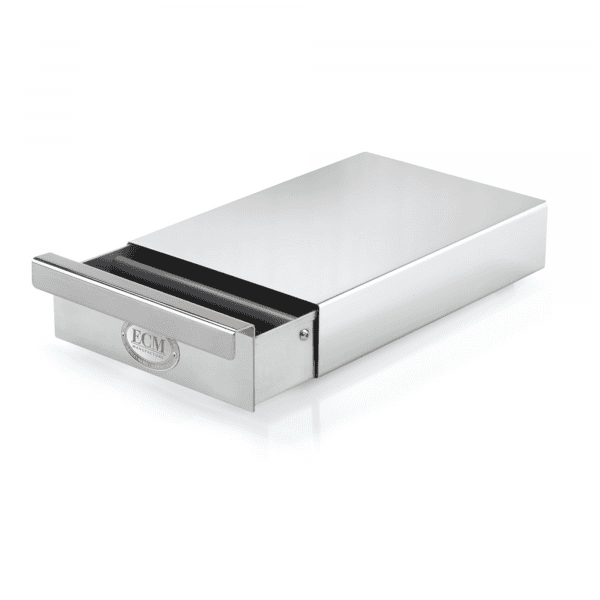 ECM Sudschublade Knock Box Drawer L polierter Edelstahl Freisteller