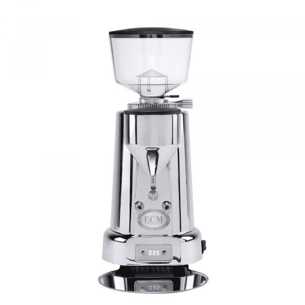 ECM V-Titan 64 Espressomühle Frontansicht Edelstahl