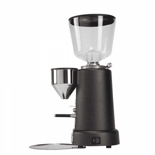 ECM V-Titan 64 Anthrazit Seitenaufnahme mit Bohnenbehälter