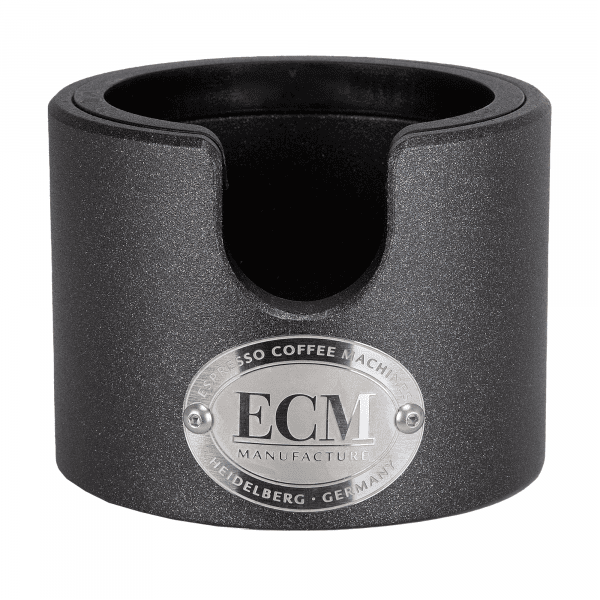 ECM Tamperstation Anthrazit Seitenansicht mit Dämpfungsring