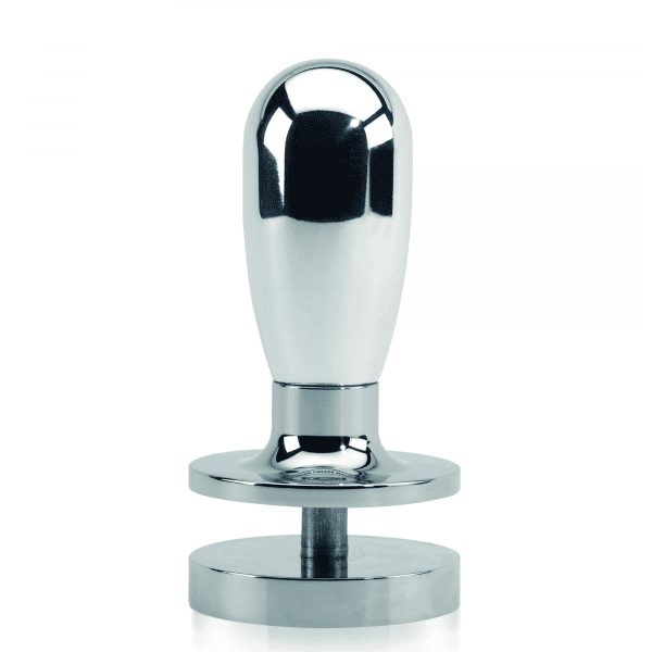 Alt-Text: ECM Tamper mit Druckregulierung 58 mm aus Edelstahl und Aluminium