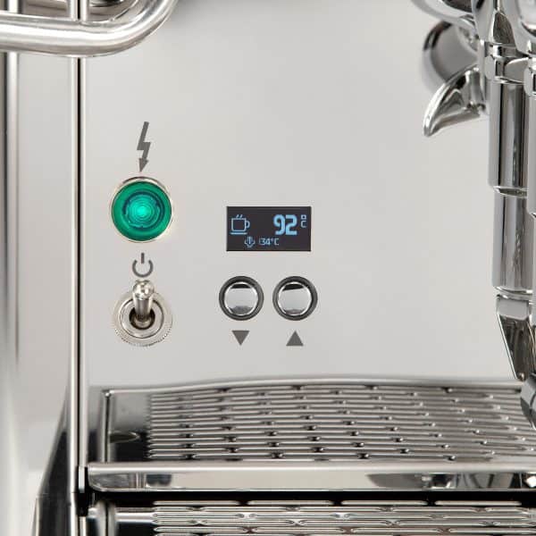 ECM Technika VI Dualboiler Display und Manometer Detail