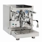 ECM Siebträger Technika VI Dualboiler Edelstahl Frontansicht schräg