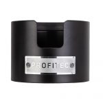 Profitec Tamperstation Schwarz Aluminium mit Logo Ansicht