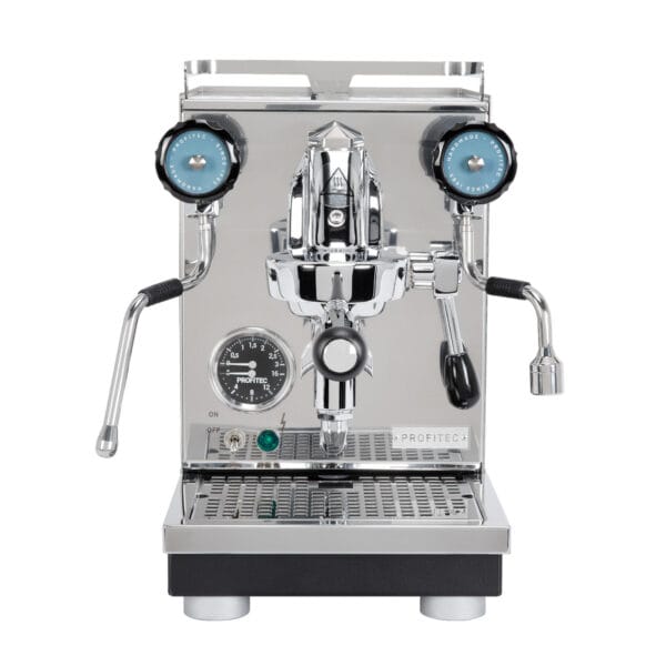 Frontansicht der Profitec PRO 400 mit zwei Manometern
