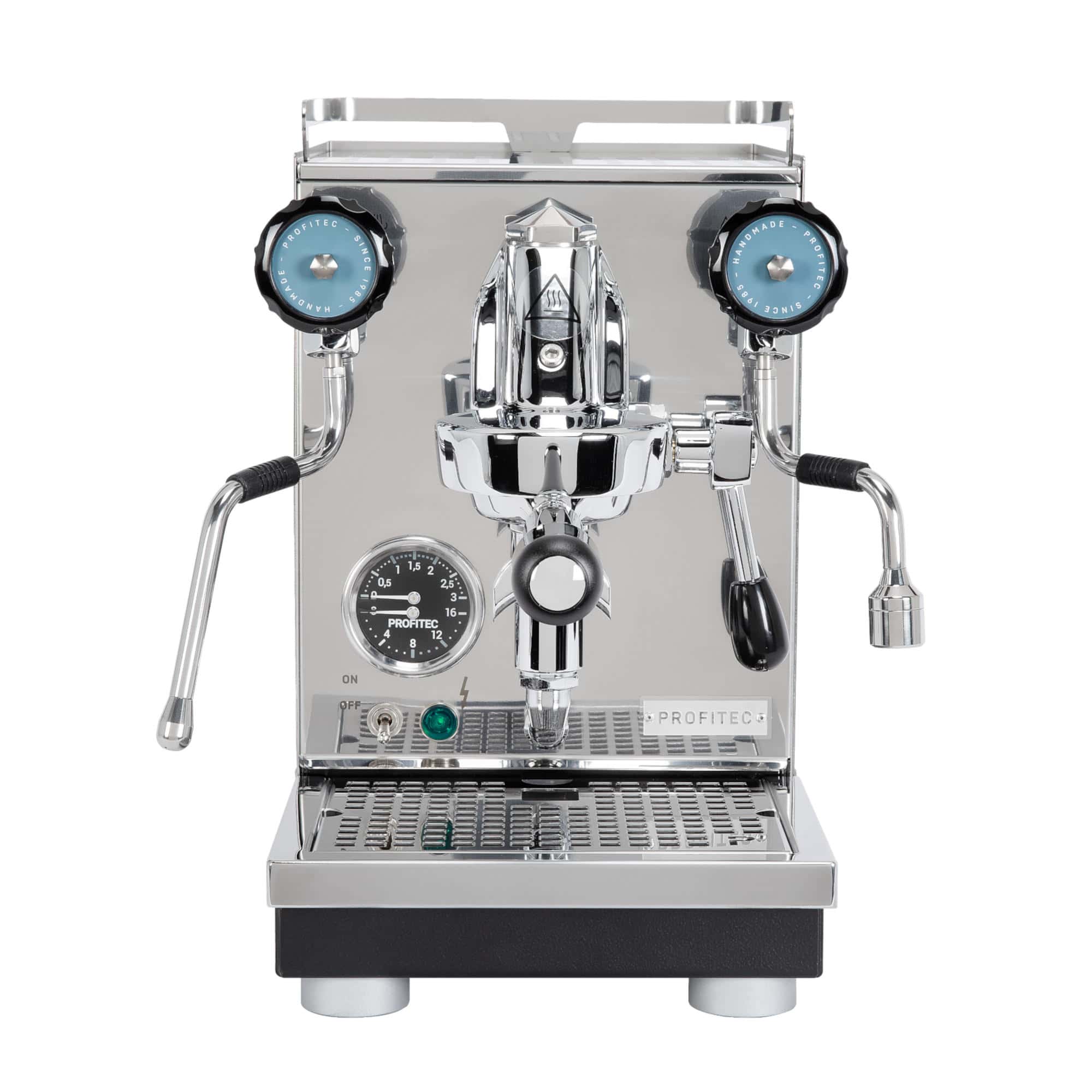 Frontansicht der Profitec PRO 400 mit zwei Manometern