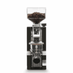Frontansicht Eureka Mignon Libra Schwarz 16CR Kaffeemühle mit Waagentechnologie