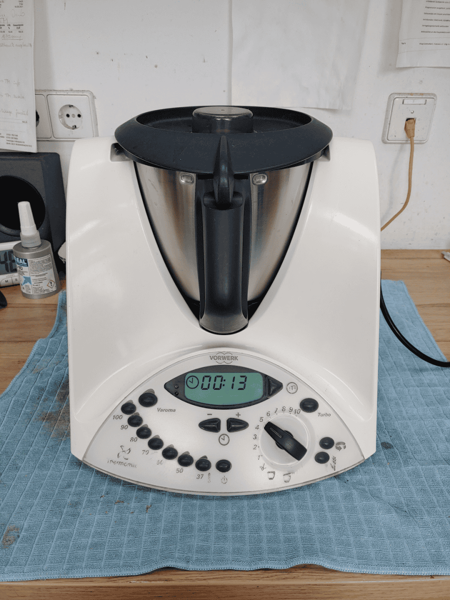 Der fertig reparierte TM31 nachdem die Fehlermeldung Er52 erfolgreich repariert wurde