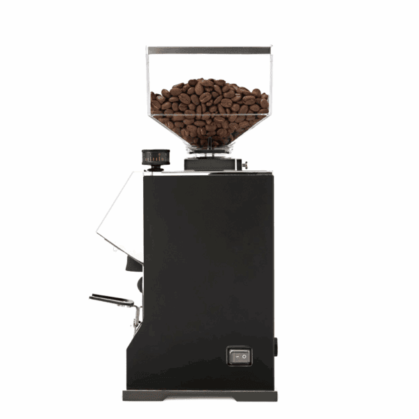 Eureka Mignon Dolce Vita Mattblack Seitenansicht – edle Kaffeemühle elektrisch