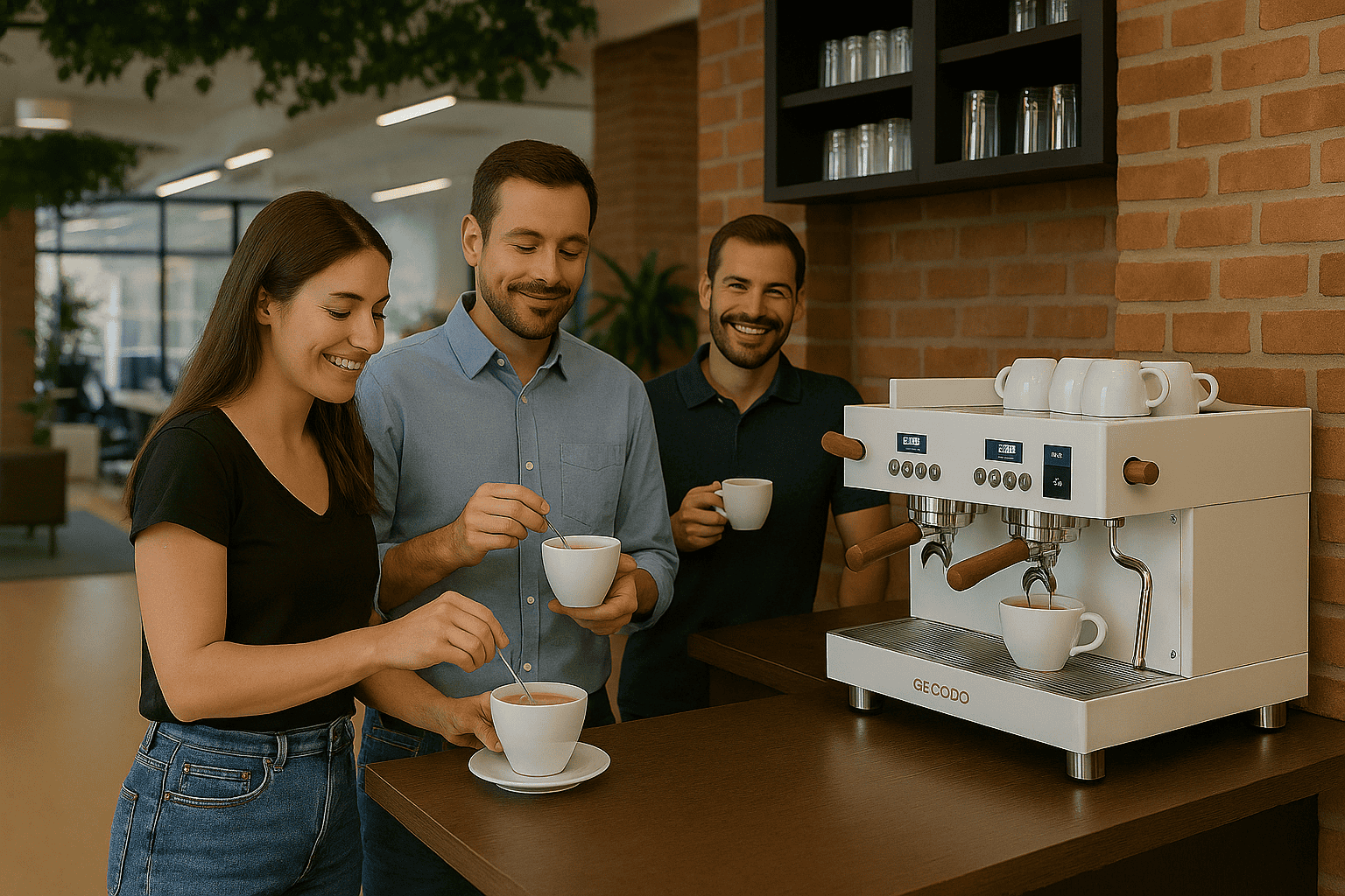 Siebträgermaschinen für Büros, Loungebereiche, Empfang, in Kaffeeküchen oder Pausenbereichen von Firmen liefert Caffista aus Sindelfingen