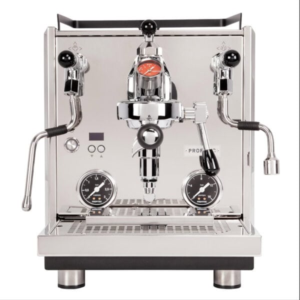 Frontansicht Profitec DRIVE Espressomaschine Edelstahl