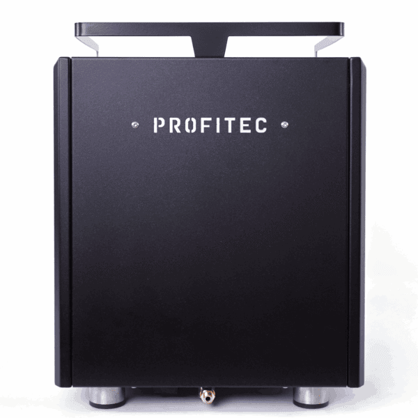 Profitec DRIVE Rückseite mit Profitec Logo Schwarz