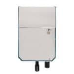 Rückseite der Profitec GO Blue mit Edelstahlrückwand und Wassertank