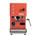 Profitec GO Red Frontansicht mit Display, Dampflanze und Siebträger