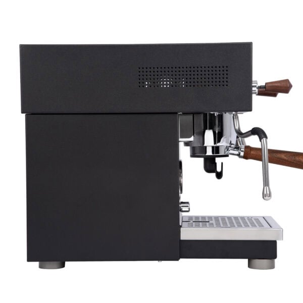 Profitec MOVE Bedienseite mit Holzgriffen