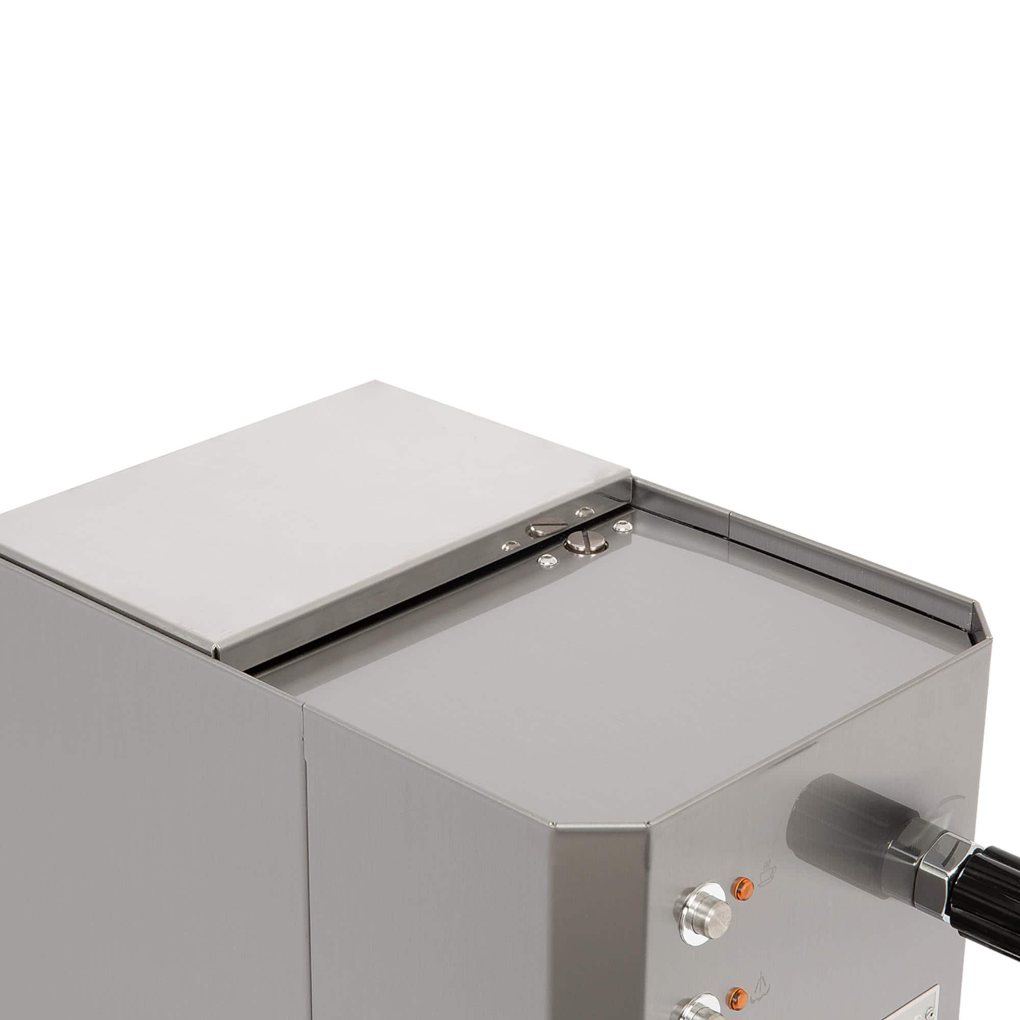 Profitec GO Satiniert Exclusive Line mit Edelstahlgehäuse und Tassenablage