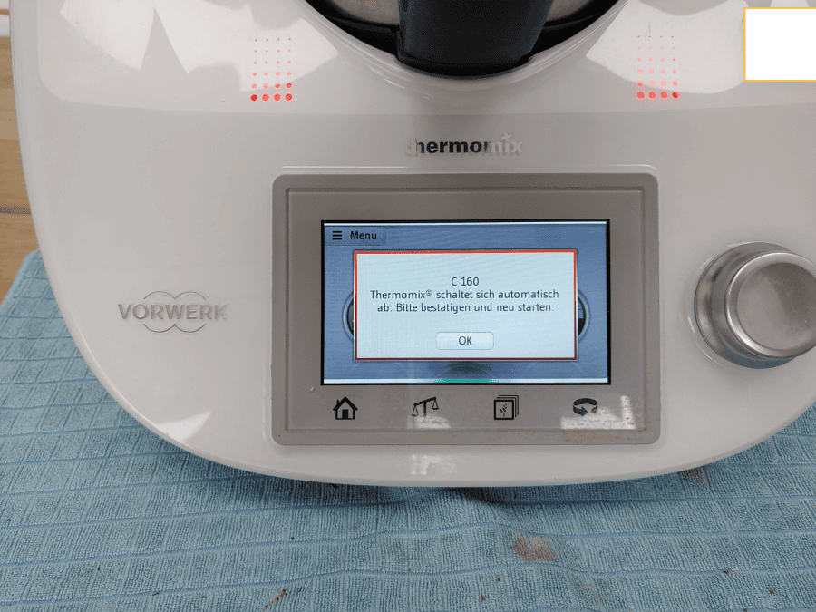 Reparatur der Fehler C144 und C160 am TM5 oft beim kochen mit dem Varoma