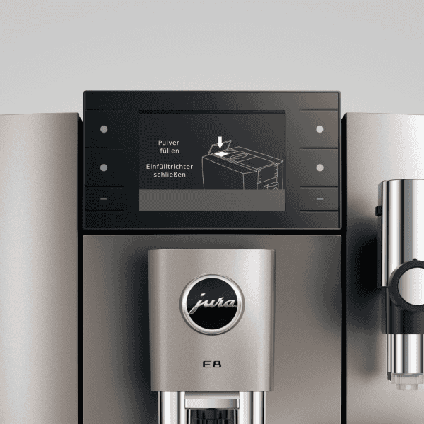 JURA E8 Midnight Silver Light Brew Funktion