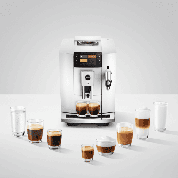 JURA E8 Piano White ED Kaffeespezialitäten