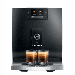 JURA C9 Piano Black (EA) mit zwei Latte Macchiato Gläsern