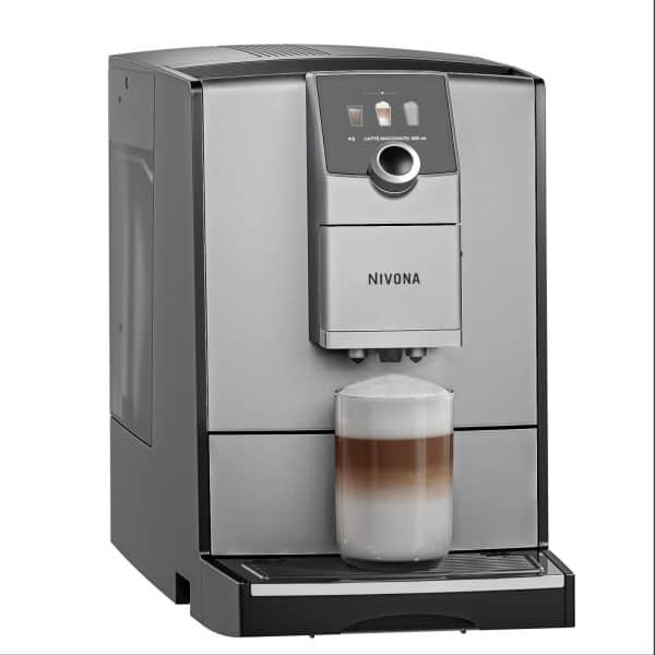 NIVONA NICR 795 Kaffeevollautomat Seitenansicht in Silber
