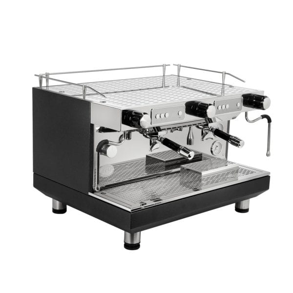 ECM Compact HX-2 PID Edelstahlgehäuse Frontansicht Espresso Maschine Gastro