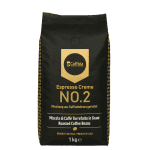 Caffista Espresso-Creme No. 2 Kaffeebohnen – kräftige Espresso Bohnen mit goldener Crema, geröstet in Italien